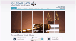 Desktop Screenshot of gilbeaulaw.com